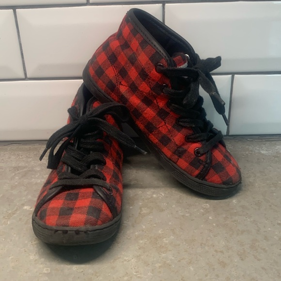 Buffalo Plaid Shoes - Picture 1 of 10